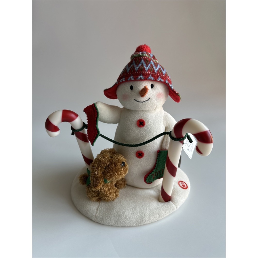 Hallmark Jingle Pals 2017 Stockings Hung with Care Music Motion Snowman WORKS